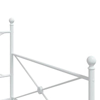 vidaXL Divano Letto Estraibile senza Materasso 100x190 cm in Acciaio