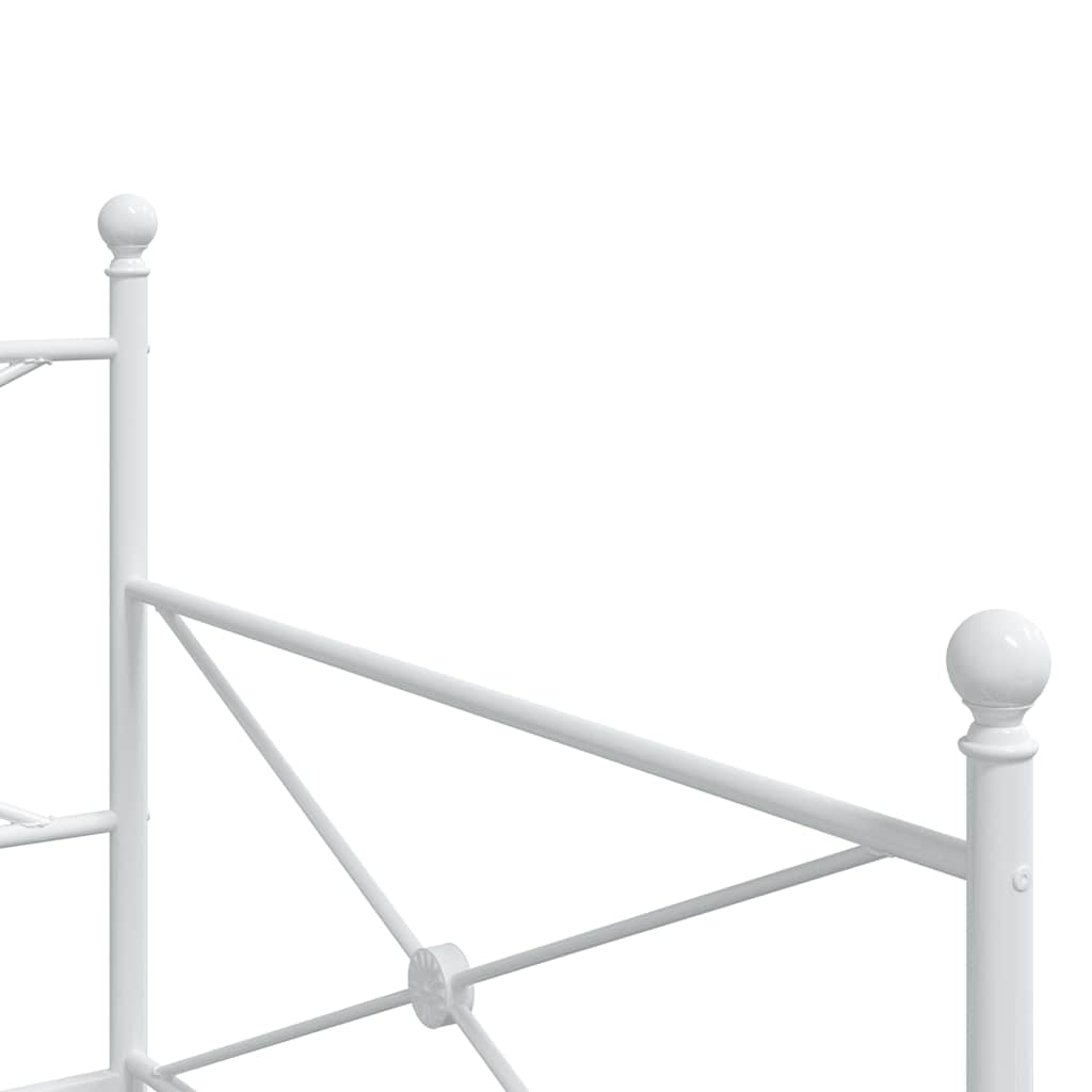 Divano Letto Estraibile senza Materasso 100x190 cm in Acciaio 4104690