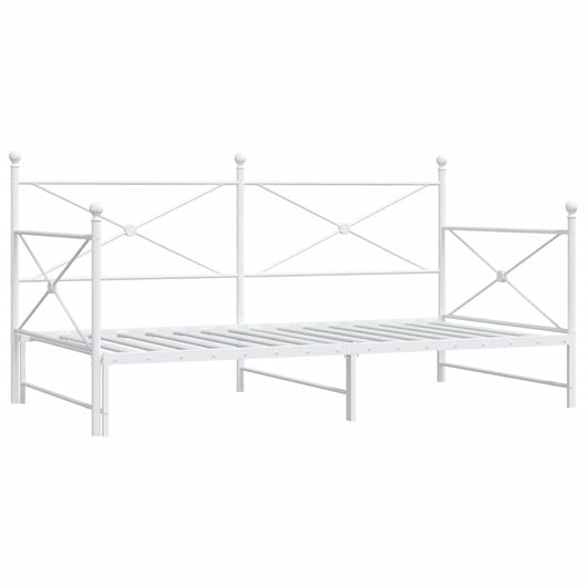 vidaXL Divano Letto Estraibile senza Materasso 100x200 cm in Acciaio