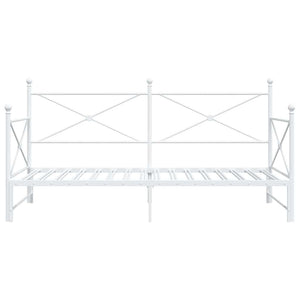 vidaXL Divano Letto Estraibile senza Materasso 100x200 cm in Acciaio