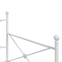 vidaXL Divano Letto Estraibile senza Materasso 100x200 cm in Acciaio