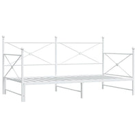 Divano Letto Estraibile senza Materasso 107x203 cm in Acciaio 4104692