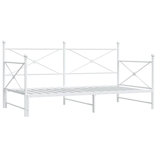 Divano Letto Estraibile senza Materasso 107x203 cm in Acciaio 4104692