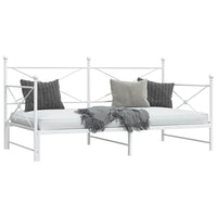 vidaXL Divano Letto Estraibile senza Materasso 107x203 cm in Acciaio