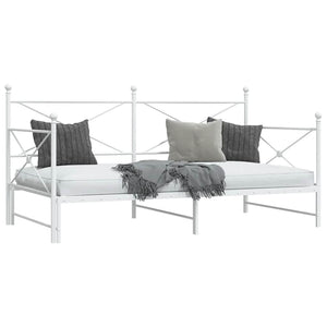 vidaXL Divano Letto Estraibile senza Materasso 107x203 cm in Acciaio