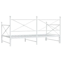 vidaXL Divano Letto Estraibile senza Materasso 107x203 cm in Acciaio