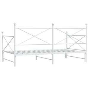 vidaXL Divano Letto Estraibile senza Materasso 107x203 cm in Acciaio