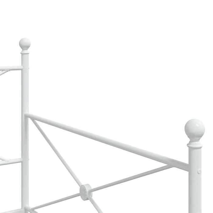 vidaXL Divano Letto Estraibile senza Materasso 107x203 cm in Acciaio