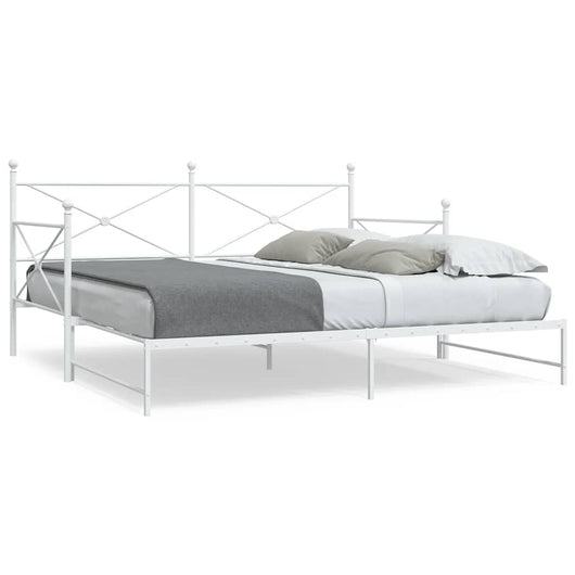 Divano Letto Estraibile senza Materasso 107x203 cm in Acciaio 4104692