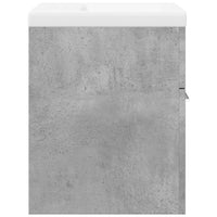 vidaXL Set Mobili da Bagno 2 pz Grigio Cemento in Legno Multistrato