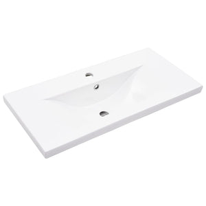 Mobile da Bagno con Lavabo Integrato-Armadietto da bagno con Lavandino Grigio Cemento 675970