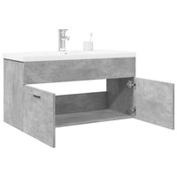 Mobile da Bagno con Lavabo Integrato Grigio Cemento 3324860