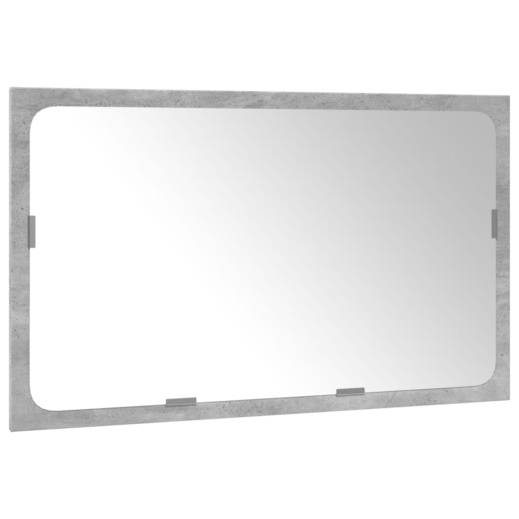 vidaXL Set Mobili da Bagno 3 pz Grigio Cemento in Legno Multistrato