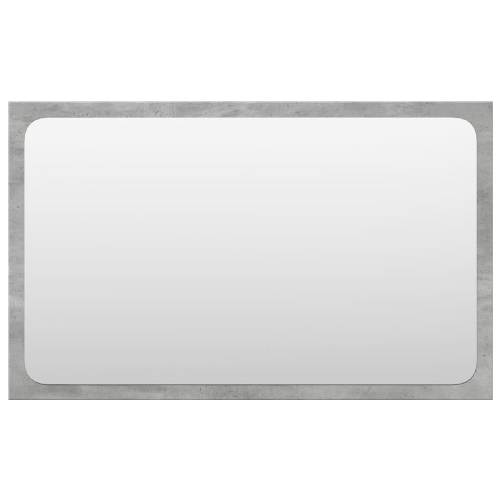 vidaXL Set Mobili da Bagno 3 pz Grigio Cemento in Legno Multistrato