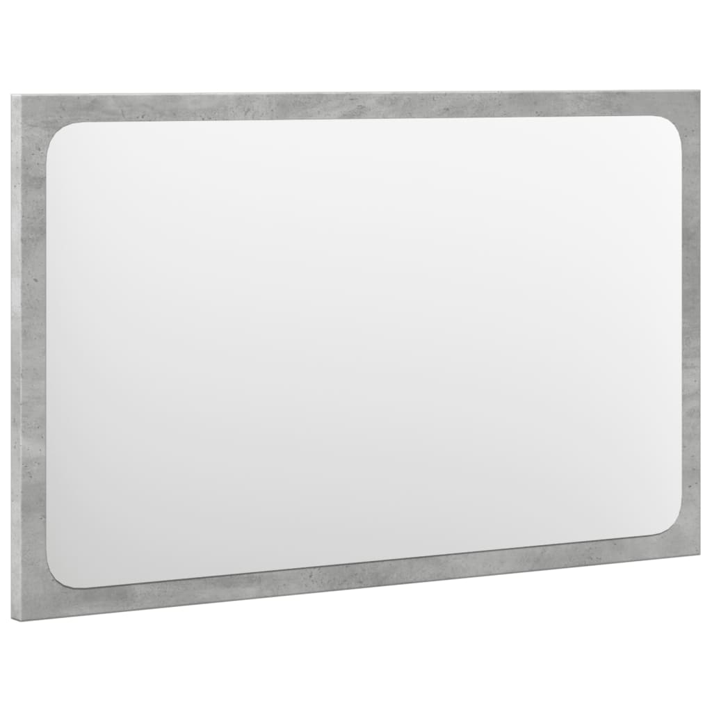 Set Mobili da Bagno 4 pz Grigio Cemento in Legno Multistrato 3324880