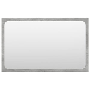 vidaXL Set Mobili da Bagno 4 pz Grigio Cemento in Legno Multistrato