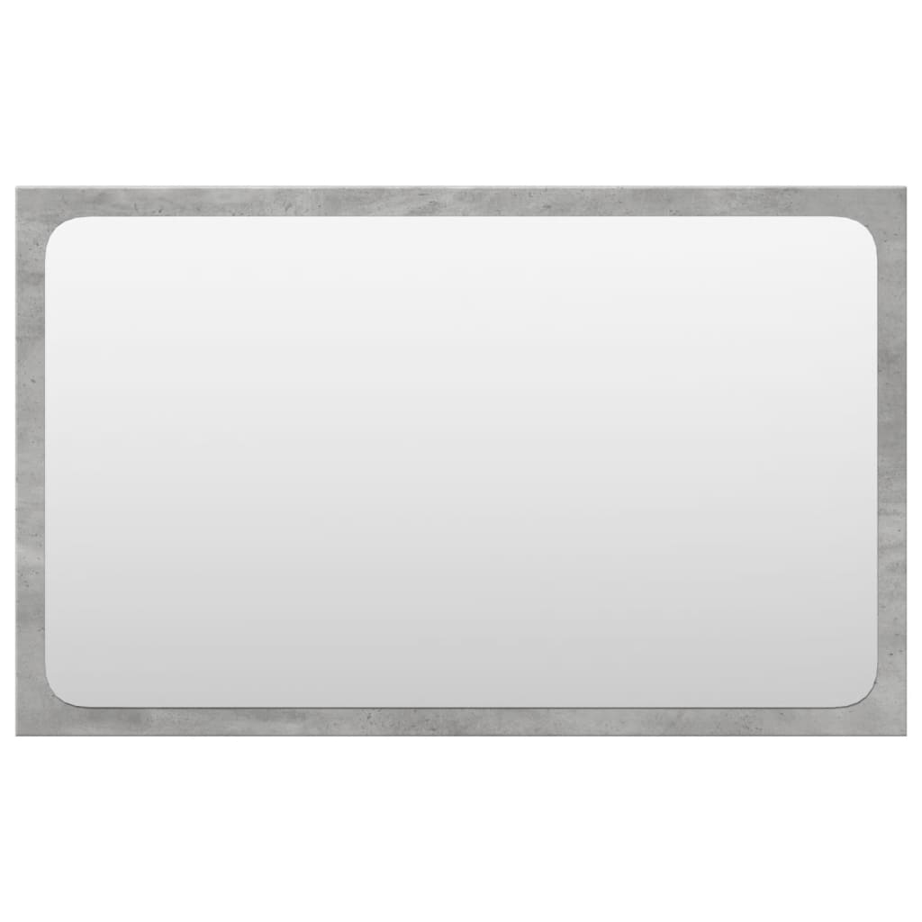 Set Mobili da Bagno 4 pz Grigio Cemento in Legno Multistrato 3324880