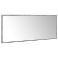 Set Mobili da Bagno 4 pz Grigio Cemento in Legno Multistrato 3324881
