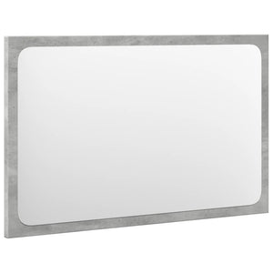 Set Mobili da Bagno 4 pz Grigio Cemento in Legno Multistrato 3324883