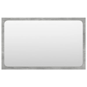 vidaXL Set Mobili da Bagno 4 pz Grigio Cemento in Legno Multistrato