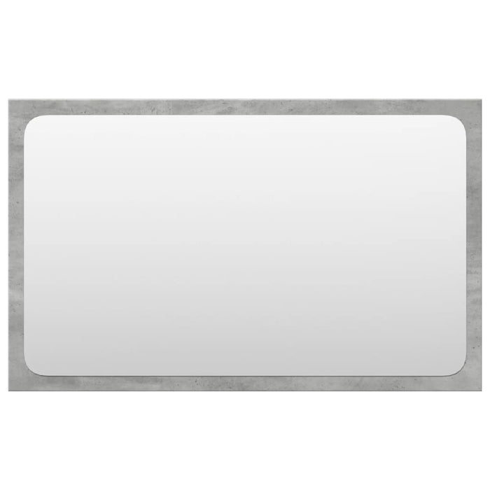 Set Mobili da Bagno 4 pz Grigio Cemento in Legno Multistrato 3324883