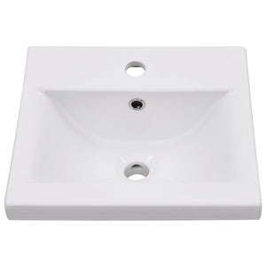 Set Mobili da Bagno 5 pz Grigio Cemento in Legno Multistrato