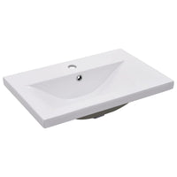 Set Mobili da Bagno 4 pz Grigio Cemento in Legno Multistrato