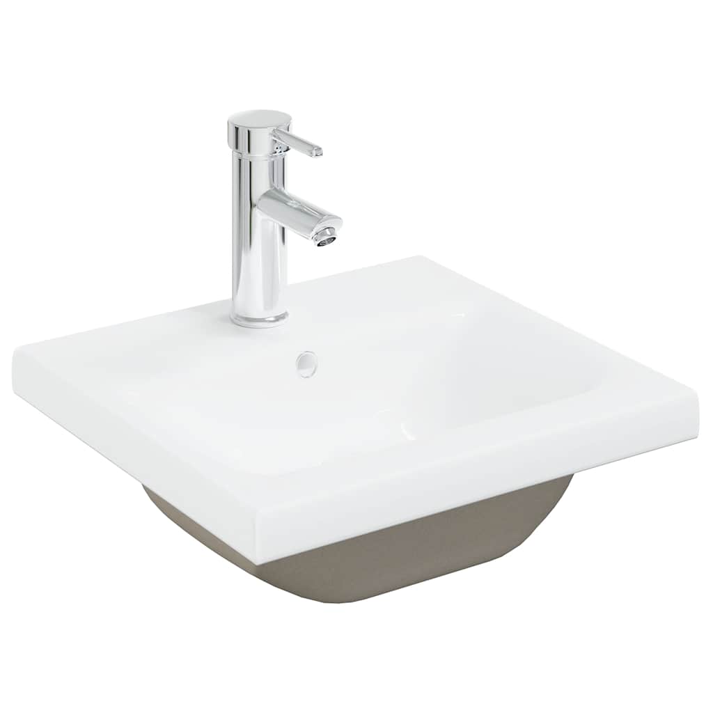 Set Mobili da Bagno 3 pz Grigio Cemento in Legno Multistrato 3324892