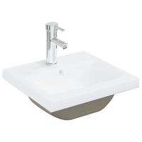 Set Mobili da Bagno 2 pz Grigio Cemento in Legno Multistrato 3324913