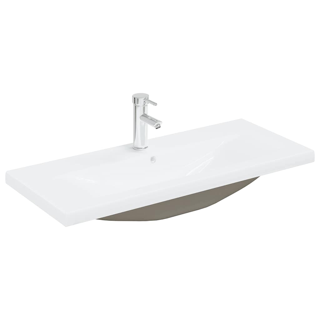Set Mobili da Bagno 3 pz Grigio Cemento in Legno Multistrato 3324918