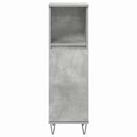 Set Mobili da Bagno 3 pz Grigio Cemento in Legno Multistrato 3324956