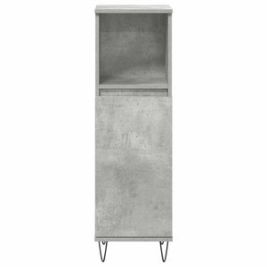 Set Mobili da Bagno 3 pz Grigio Cemento in Legno Multistrato 3324956