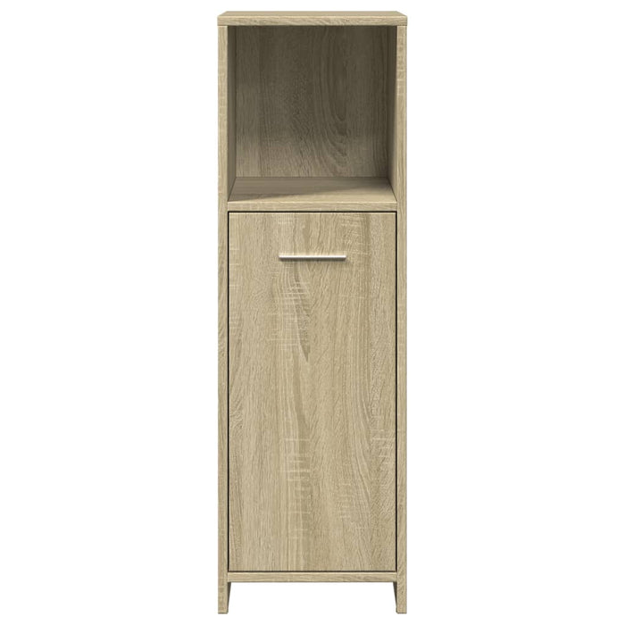 vidaXL Set Mobili da Bagno 3 pz Rovere Sonoma in Legno Multistrato