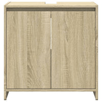 Set Mobili da Bagno 3 pz Rovere Sonoma in Legno Multistrato 3324974