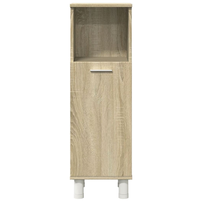Set Mobili da Bagno 3 pz Rovere Sonoma in Legno Multistrato