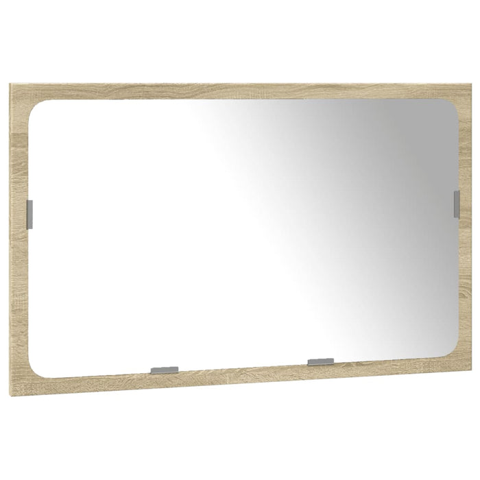 vidaXL Set Mobili da Bagno 3 pz Rovere Sonoma in Legno Multistrato