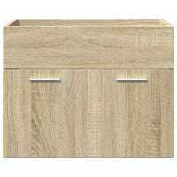 Set Mobili da Bagno 3 pz Rovere Sonoma in Legno Multistrato 3324996