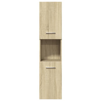 Set Mobili da Bagno 5 pz Rovere Sonoma in Legno Multistrato 3325002