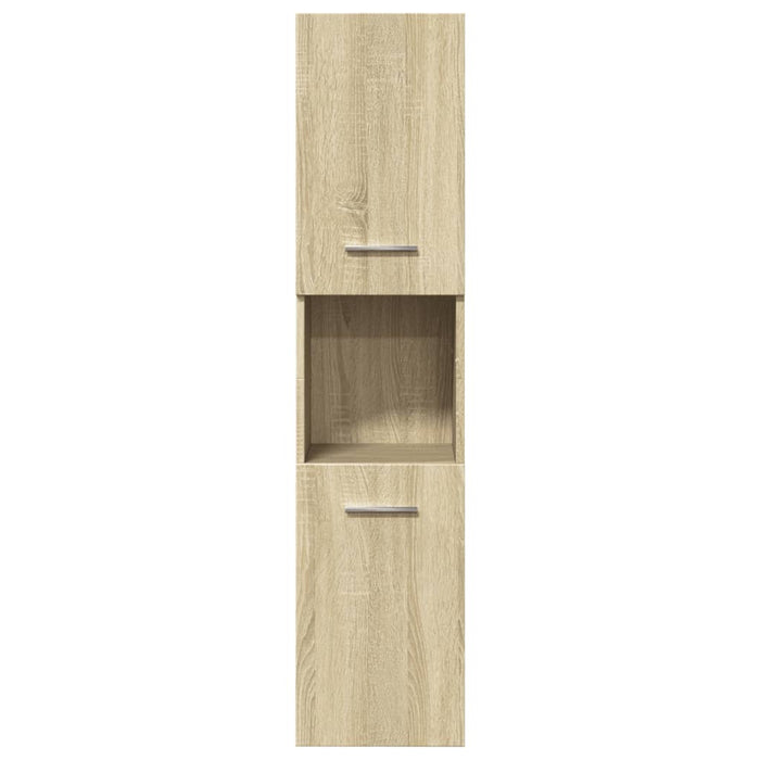 Set Mobili da Bagno 5 pz Rovere Sonoma in Legno Multistrato 3325002