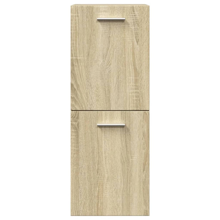 Set Mobili da Bagno 5 pz Rovere Sonoma in Legno Multistrato 3325002