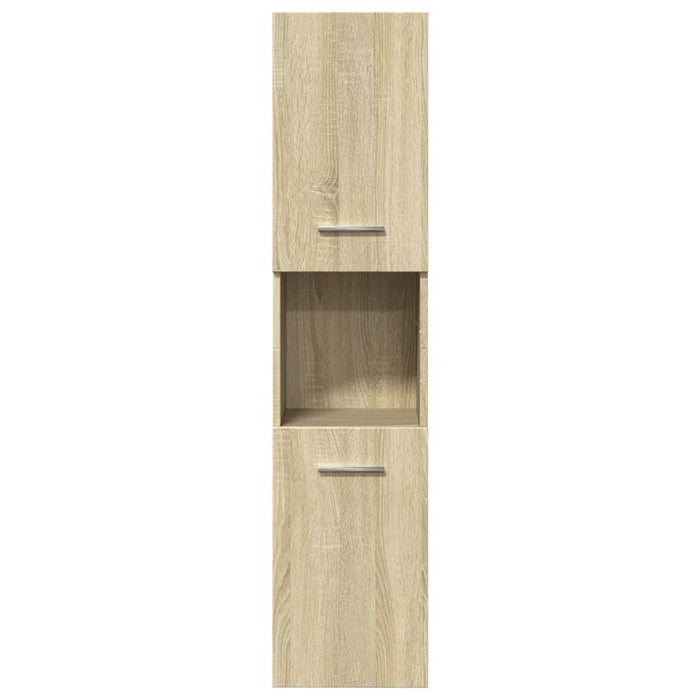 Set Mobili da Bagno 5 pz Rovere Sonoma in Legno Multistrato 3325010