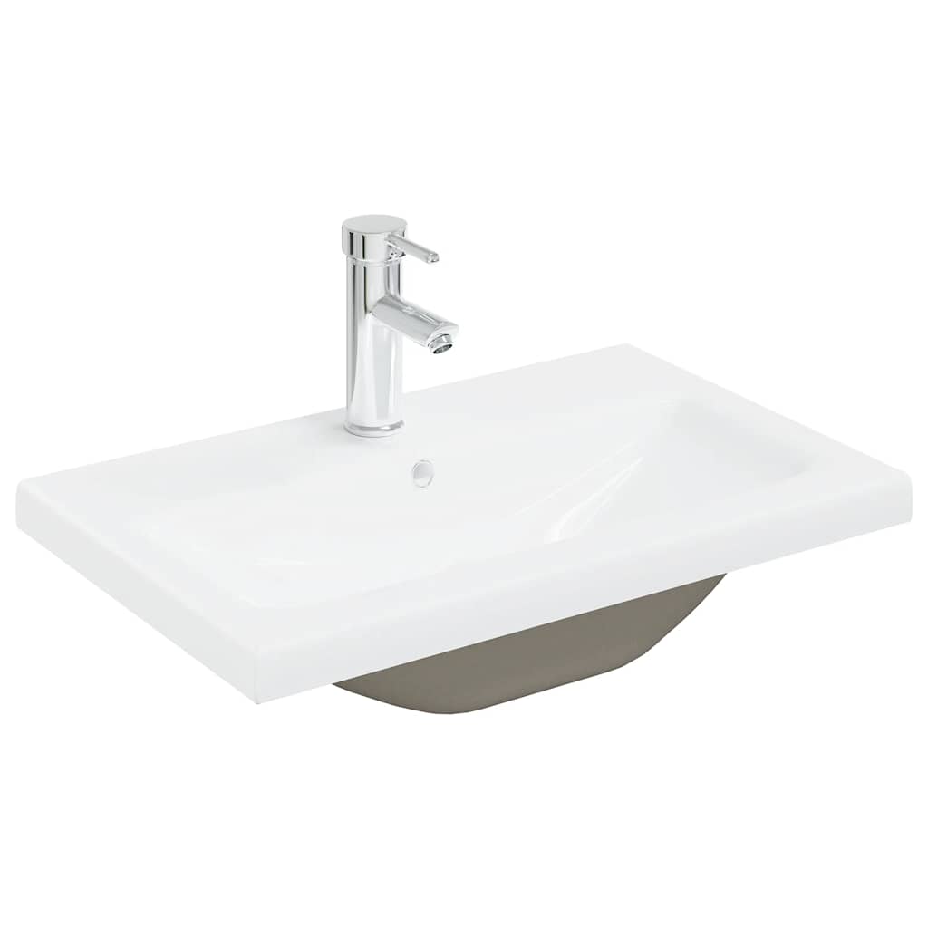 vidaXL Set Mobili da Bagno 3 pz Rovere Sonoma in Legno Multistrato