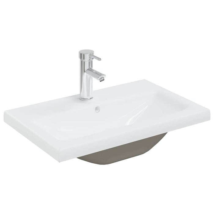 Set Mobili da Bagno 5 pz Rovere Sonoma in Legno Multistrato 3325021