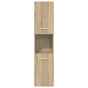 Set Mobili da Bagno 5 pz Rovere Sonoma in Legno Multistrato 3325021