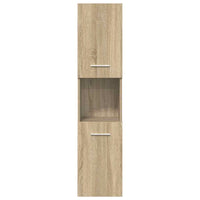 Set Mobili da Bagno 5 pz Rovere Sonoma in Legno Multistrato 3325029