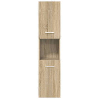 Set Mobili da Bagno 5 pz Rovere Sonoma in Legno Multistrato 3325030