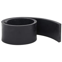 vidaXL Bordo in Gomma per Spazzaneve Nero 80x10x1 cm