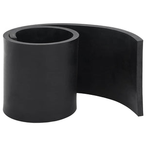 vidaXL Bordo in Gomma per Spazzaneve Nero 120x15x1 cm