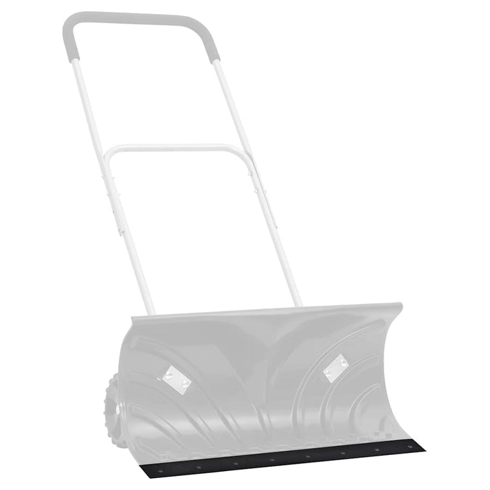 vidaXL Bordo in Gomma per Spazzaneve Nero 120x15x1 cm