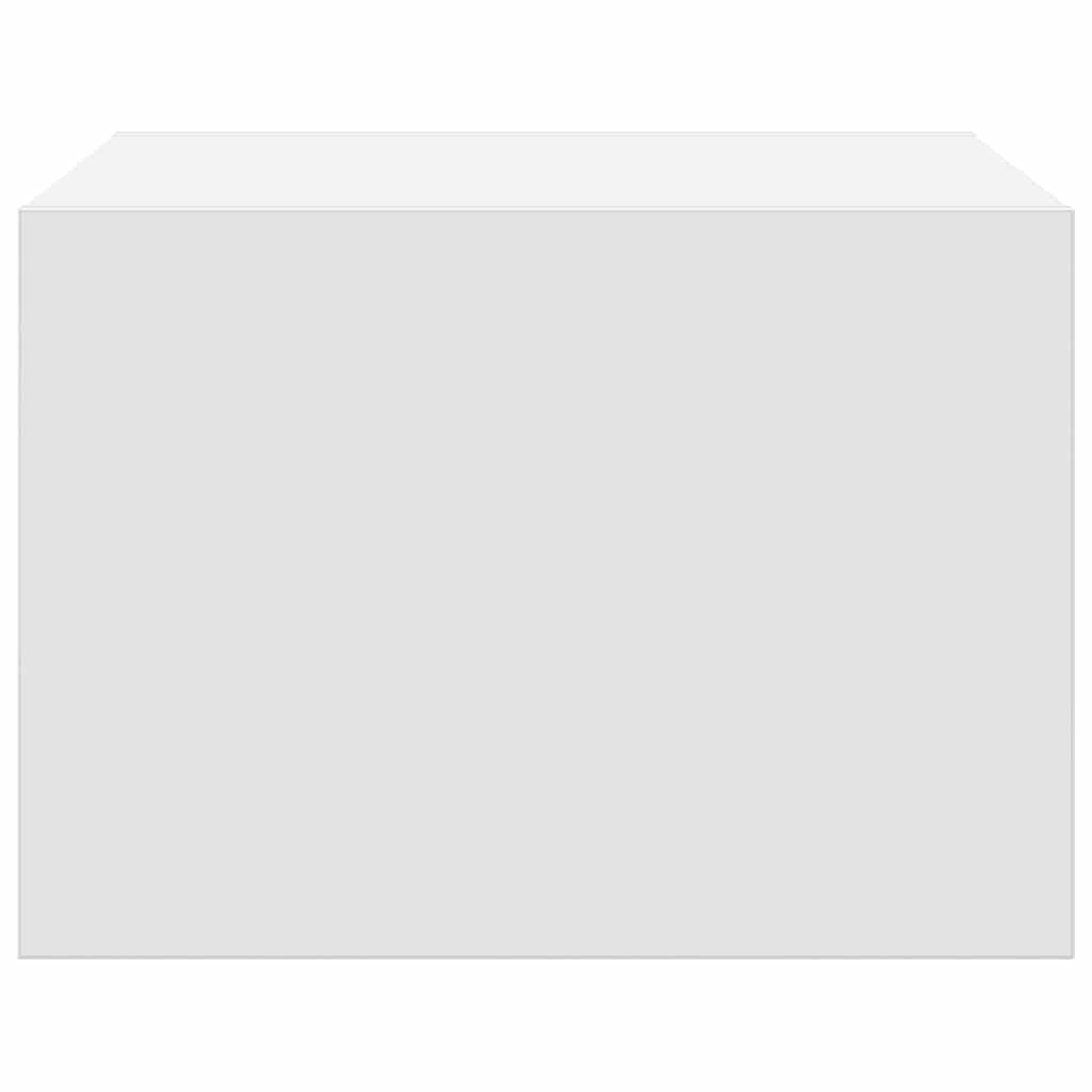 Comodino a Parete con Luci LED Bianco 860211